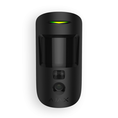 Ajax MotionCam - датчик движения с фотокамерой для верификации тревог - Чёрный