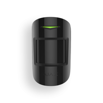 Ajax MotionProtect Plus - беспроводной датчик движения с микроволновым сенсором - Чёрный