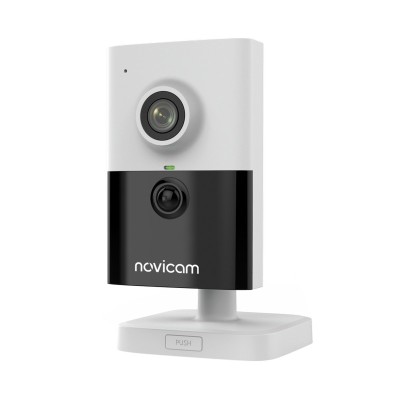 Novicam PRO 25 - внутренняя IP видеокамера с Wi-Fi и RJ 45, 2 Мп, 2.8 мм, 135°, ИК 10 м, микрофон, Micro SD до 128 Гб, PoE, -30°С