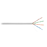 UTP кабель Netlan EC-UU004-5E-PVC-GY, медный, внутренний, 5e Standart 4х2х0,47 мм, в бухте 305 м 
