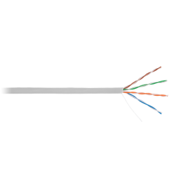 UTP кабель Netlan EC-UU004-5E-PVC-GY, медный, внутренний, 5e Standart 4х2х0,47 мм, в бухте 305 м 
