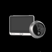 Ezviz DP2C - камера - домофон в дверной глазок с экраном Wi-Fi - 2 Мп, 2 мм, 155°, до 256 ГБ, 2.4 ГГц, Микрофон, Динамик, ИК 5 м, 4600 мАч