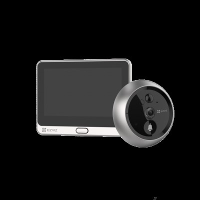 Ezviz DP2C - камера - домофон в дверной глазок с экраном Wi-Fi - 2 Мп, 2 мм, 155°, до 256 ГБ, 2.4 ГГц, Микрофон, Динамик, ИК 5 м, 4600 мАч