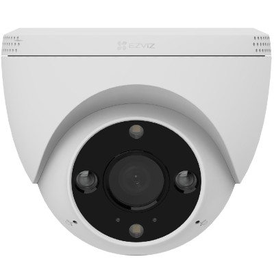 Ezviz H4 2K - купольная всепогодная IP камера Wi-Fi и RJ45 - 3 Мп, 2.8 мм, 122°, до 512 ГБ, Микрофон, Динамик, ИК 30 м