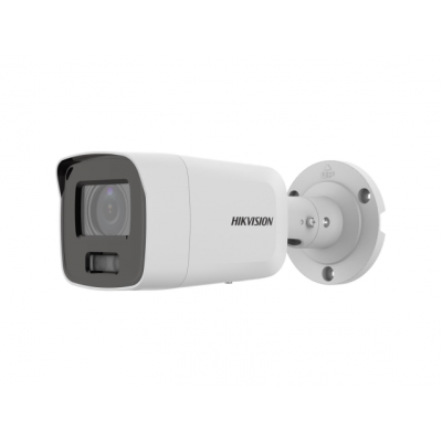 Hikvision DS-2CD2087G2-LU - уличная цилиндрическая ColorVu IP камера - 8 Мп - 2.8 мм - 124° - Микрофон