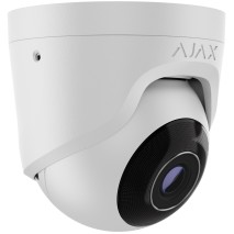 Ajax TurretCam - купольная всепогодная IP камера - 5 Мп - 4 мм - 85° - до 256 Гб -  Микрофон - Белая