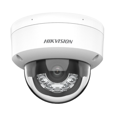 Hikvision DS-2CD2143G2-LIS2U - уличная купольная антивандальная AcuSense IP камера c 2 микрофонами - 4 Мп - 2.8 мм - 104° - SD до 512 Гб