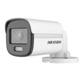 Hikvision DS-2CE10DF0T-PF - цилиндрическая уличная камера ColorVu - 2 Мп - 2.8 мм - 115° - TVI, AHD, CVI, аналог