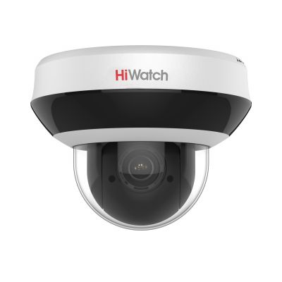 HiWatch DS-I405M(C) - купольная IP PTZ камера с микрофоном - 4 Мп - 2.8~12.0мм - 96.7°~31.6° - MicroSD до 256Gb