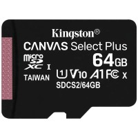 Kingston (SDCS2/64GBSP) Class 10 UHS-I U1 карта памяти - Micro SD 64 Гб