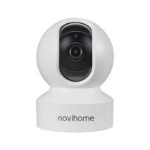 Novihome Snowball - внутренняя поворотная IP камера Wi-Fi - 3 Мп, 3.6 мм, микрофон, динамик, до 256 ГБ, ИК 15 м