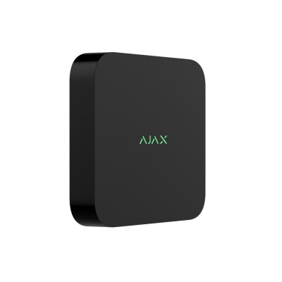 Ajax NVR (8-ch) - 8 канальный cетевой IP видеорегистратор до 8 Мп - 1 HDD до 16 Тб, 1×RJ45 до 100 Мб/с, H.265, чёрный