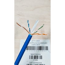 Внутренний UTP кабель KCEP U/UTPнг(A) 4x2 AWG 24/1 LSZH Cat.6, синий 4х2х0,52 мм, в катушке 500 м 