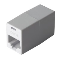 Кабельный соединитель NETLAN RJ45-RJ45 (8P8C), Кат.6 (Класс E), 250МГц, неэкранированный, белый EC-UCB-55-UE2-SM-WT-10
