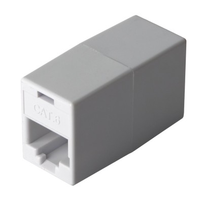 Кабельный соединитель NETLAN RJ45-RJ45 (8P8C), Кат.6 (Класс E), 250МГц, неэкранированный, белый EC-UCB-55-UE2-SM-WT-10