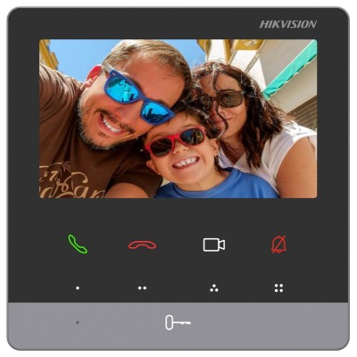 Hikvision DS-KH6100-E1 чёрный - 4.3" монитор IP домофона с сенсорными кнопками - PoE Hikvision DS-KH6100-E1 чёрный - 4.3" монитор IP домофона с сенсорными кнопками - PoE
