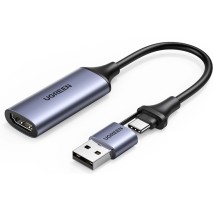 Устройство видеозахвата HDMI - Type C - Ugreen CM716 - альтернатива монитору через телефон Устройство видеозахвата HDMI - Type C - Ugreen CM716 - альтернатива монитору через телефон