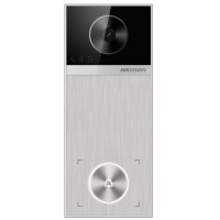 Hikvision DS-KV6114-MWBE1 - IP PoE вызывная панель - 4 Мп - 150° - Wi-Fi 6 2.4 ГГц - 2 реле - Mifare, Код, Bluetooth - MicroSD до 128 Гб