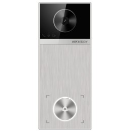 Hikvision DS-KV6114-MWBE1 - IP PoE вызывная панель - 4 Мп - 150° - Wi-Fi 6 2.4 ГГц - 2 реле - Mifare, Код, Bluetooth - MicroSD до 128 Гб Hikvision DS-KV6114-MWBE1 - IP PoE вызывная панель - 4 Мп - 150° - Wi-Fi 6 2.4 ГГц - 2 реле - Mifare, Код, Bluetooth - MicroSD до 128 Гб