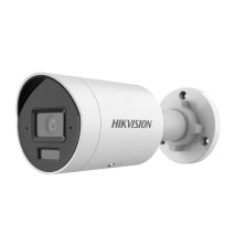 Hikvision DS-2CD2043G2-LI2U - уличная цилиндрическая IP камера - 4 Мп - 2.8 мм - 104° - MicroSD до 512 Гб - 2 микрофона - Smart Hybrid Light
