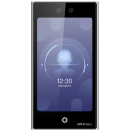 Hikvision DS-K1T673DX - терминал доступа с распознаванием лиц и сенсорным экраном 7″ - 2×2.0МР - 75.5° - 10 000 лиц, 50 000 карт, 150 000 событий - Карты Mifare - Код - 12В - 2А Hikvision DS-K1T673DX - терминал доступа с распознаванием лиц и сенсорным экраном 7″ - 2×2.0МР - 75.5° - 10 000 лиц, 50 000 карт, 150 000 событий - Карты Mifare - Код - 12В - 2А